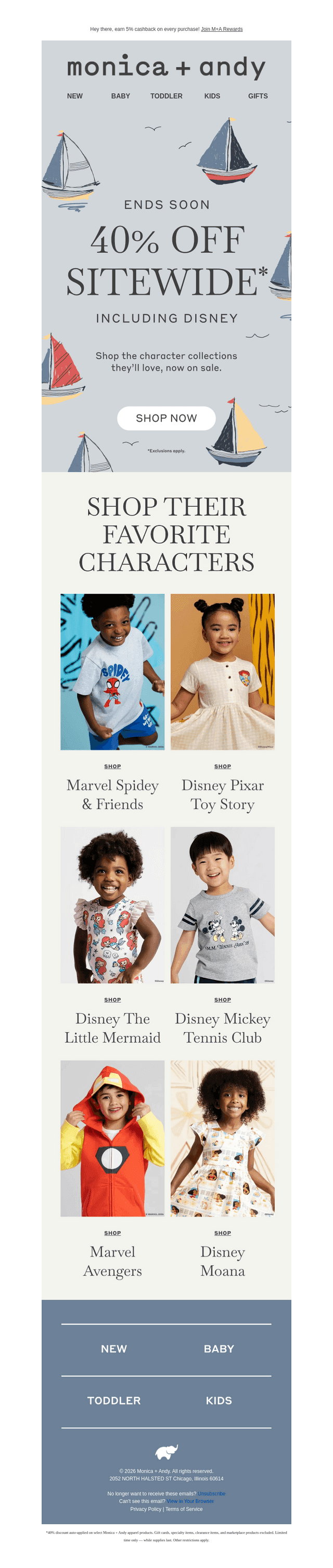 40% Off the Characters They ❤️