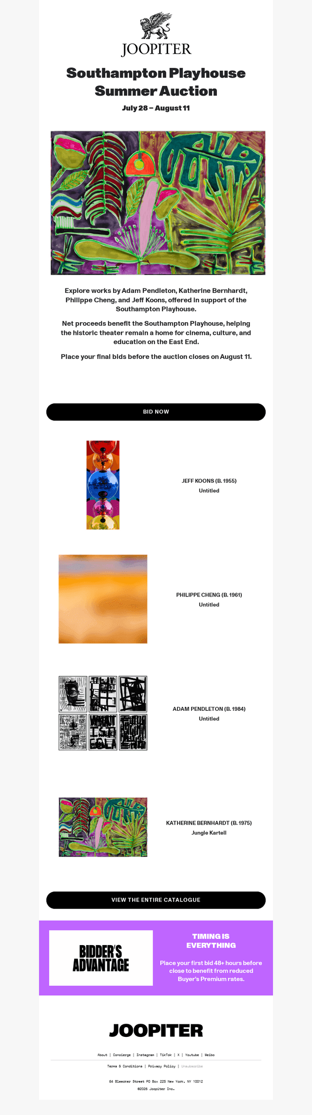 Joopiter email from Sat, Aug 8, 2026