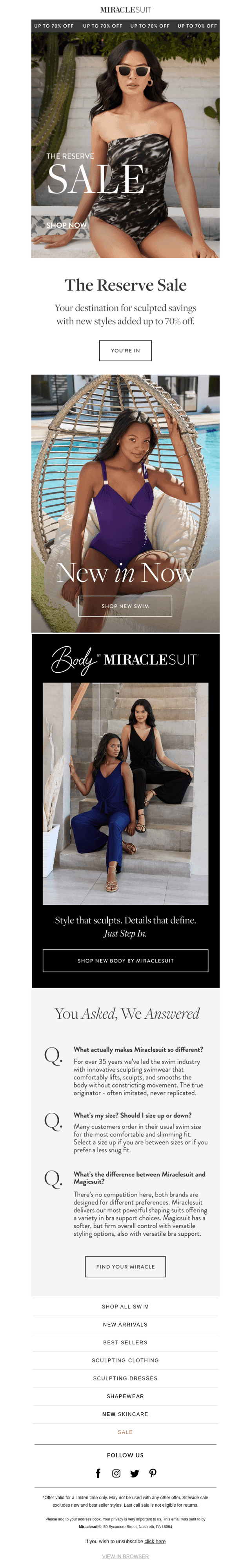 Introducing a New Sale Collection