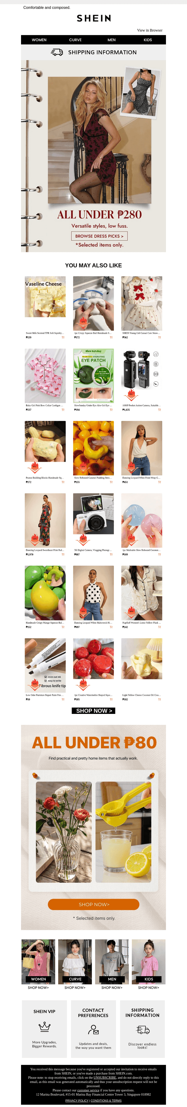 All under ₱280 | Ready‑To‑Wear Dresses