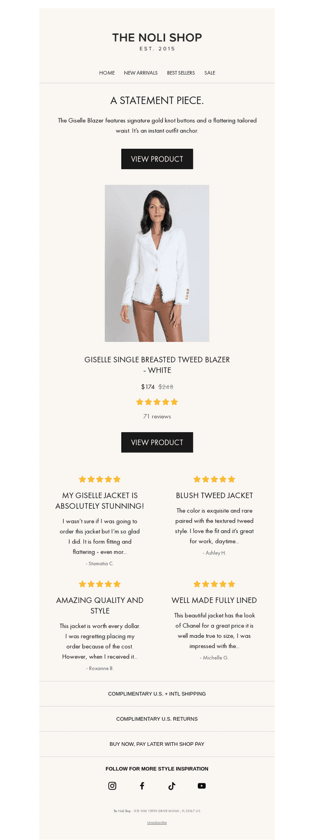 Your Giselle Blazer Awaits