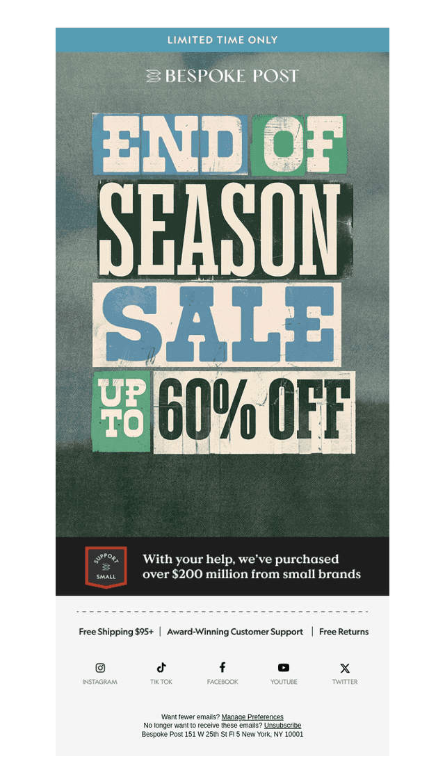Up To 60% Off Starts Now