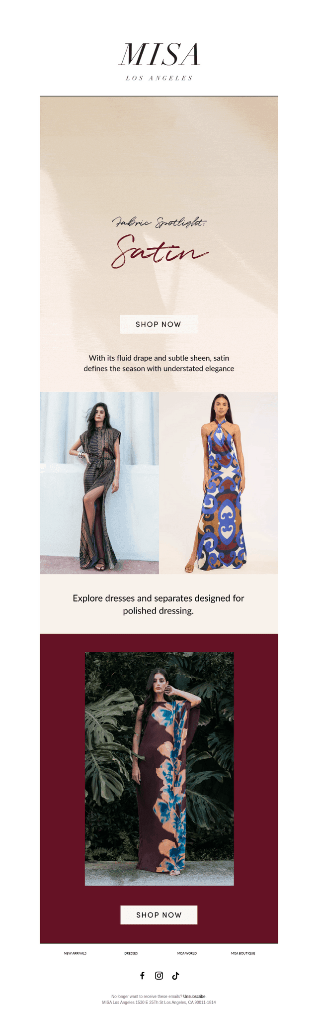 Fabric Spotlight: Satin