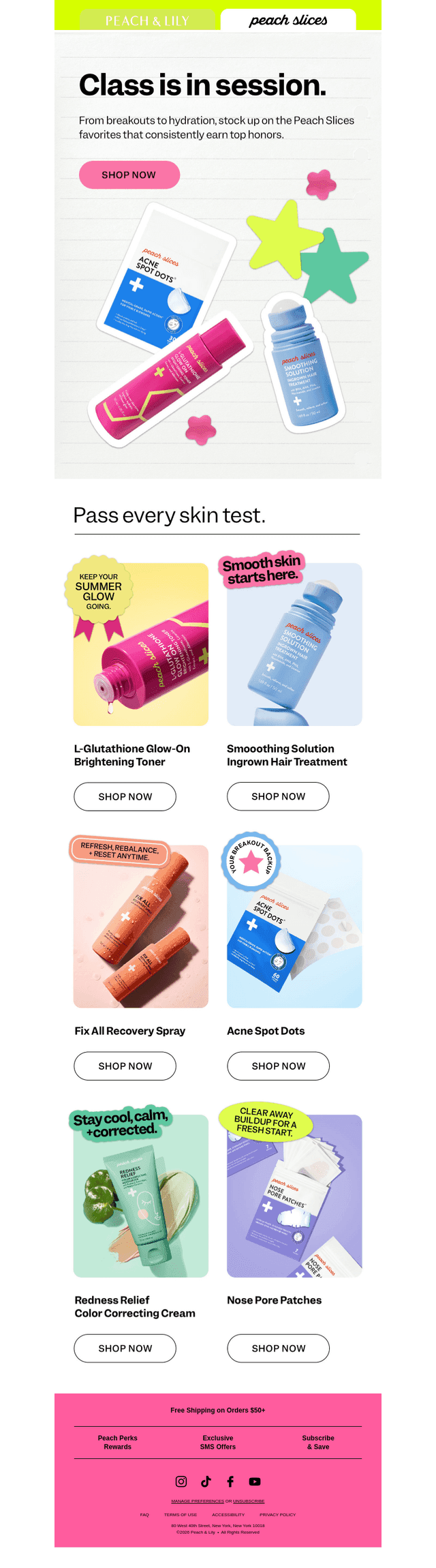 The clear skin checklist ✔️