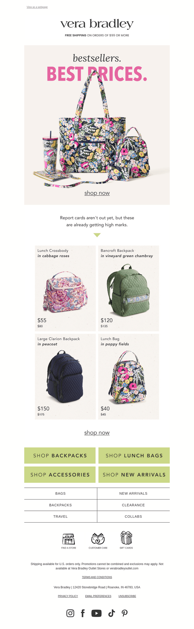 Bestselling styles starting at $40