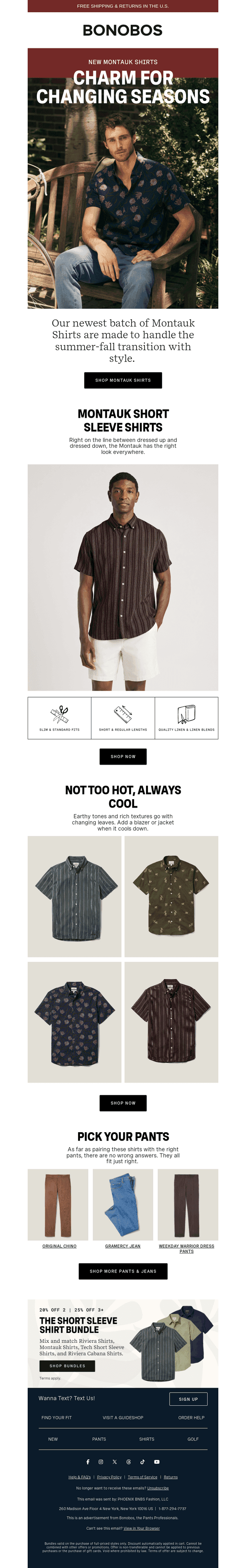 New Montauk Shirts Are Fall-Ready