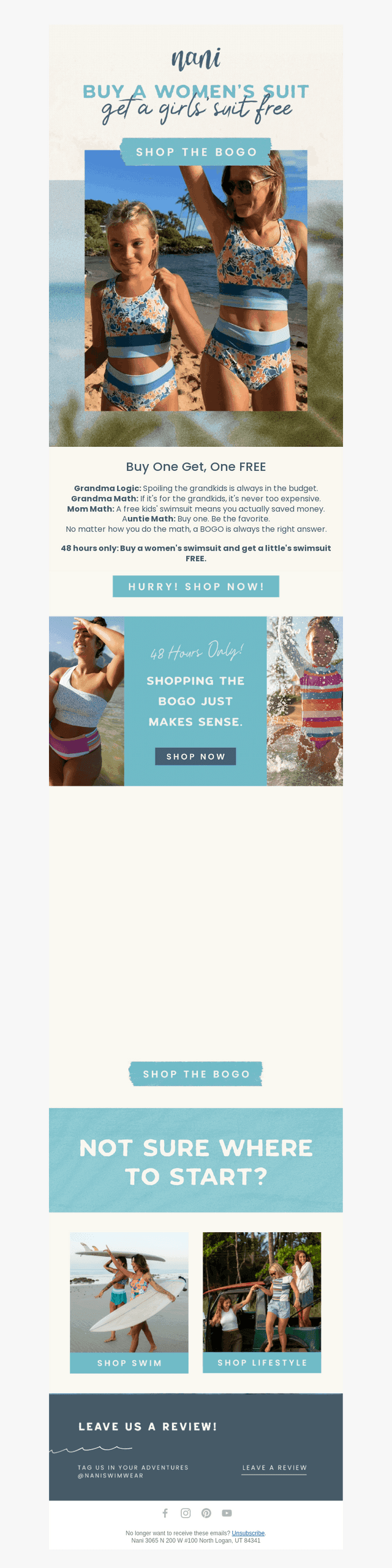 Nani Swimwear email from Sun, Aug 9, 2026