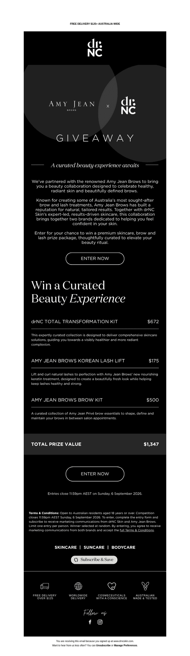 Dr Natasha Cook Cosmeceuticals email from Mon, Aug 10, 2026