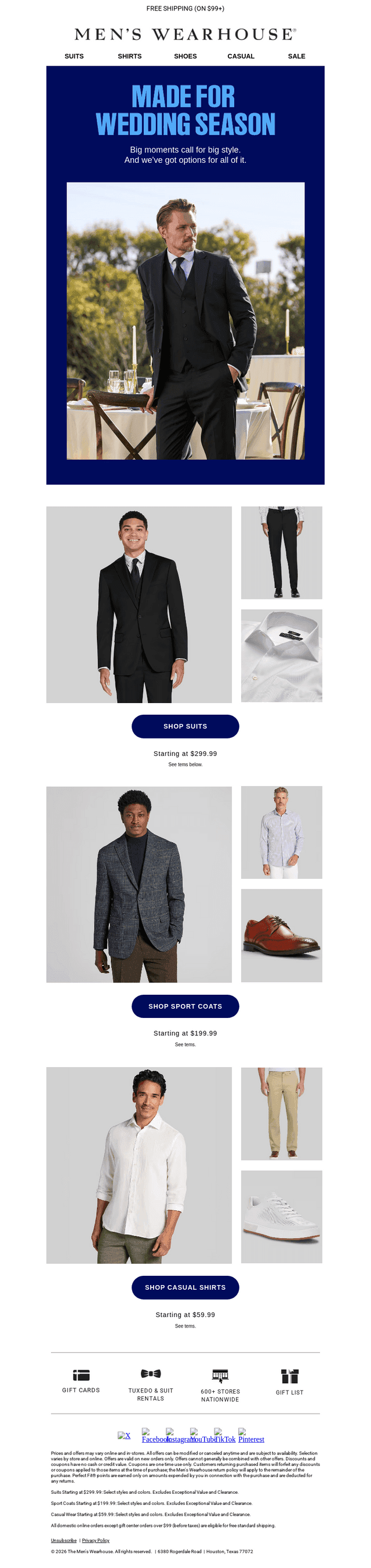 Men's Wearhouse email from Mon, Aug 10, 2026