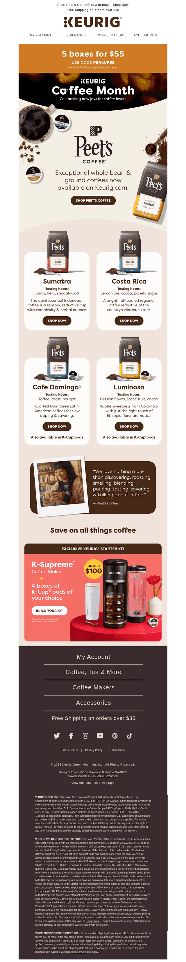 ☕ Fill Your Coffee Shelf: 5 Boxes for $55