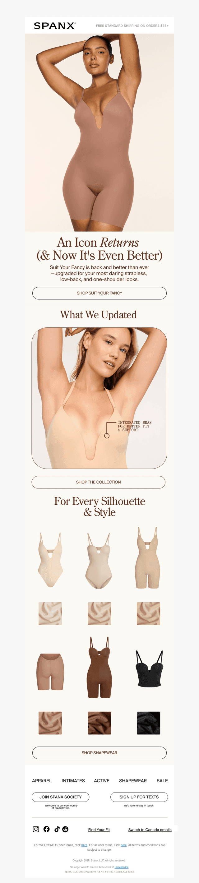 Suit Your Fancy shapewear, revamped