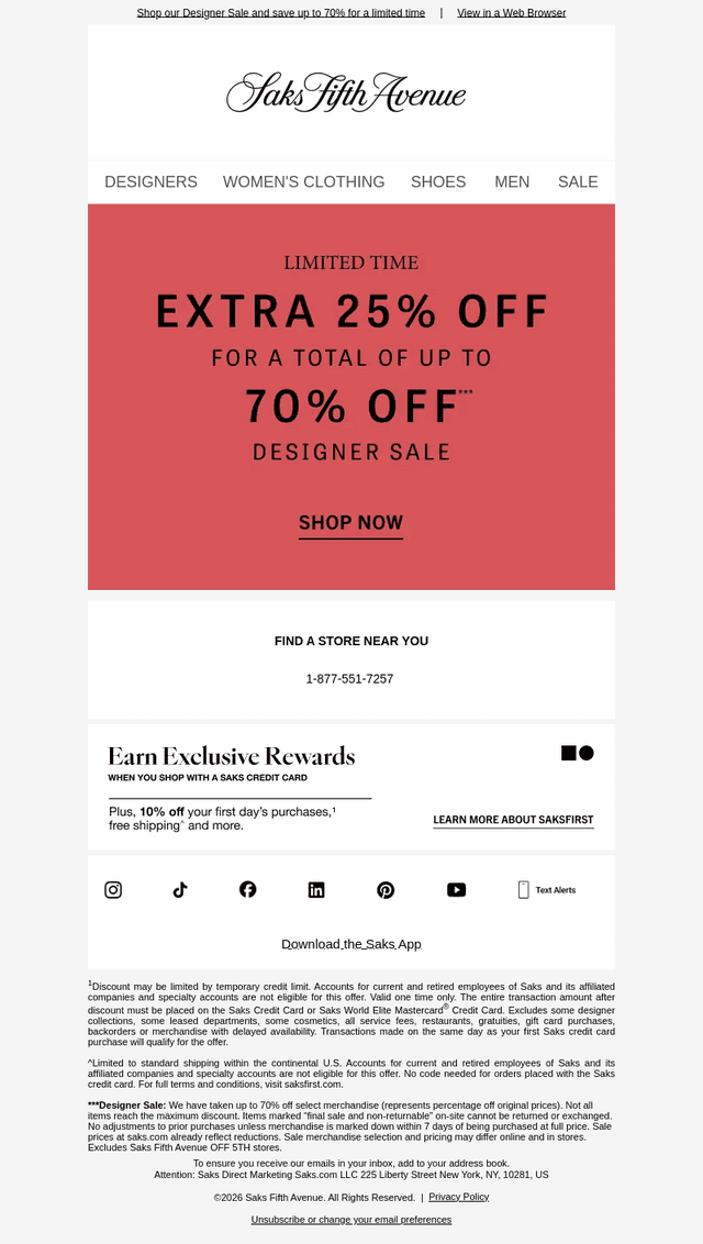 Styles you love could be an extra 25% off