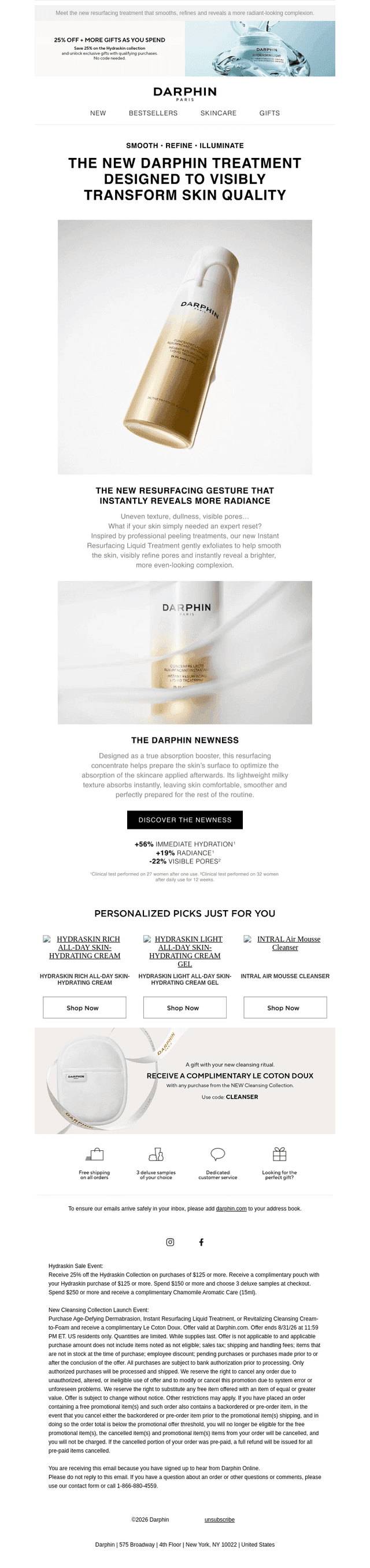 Discover our new skin reset gesture