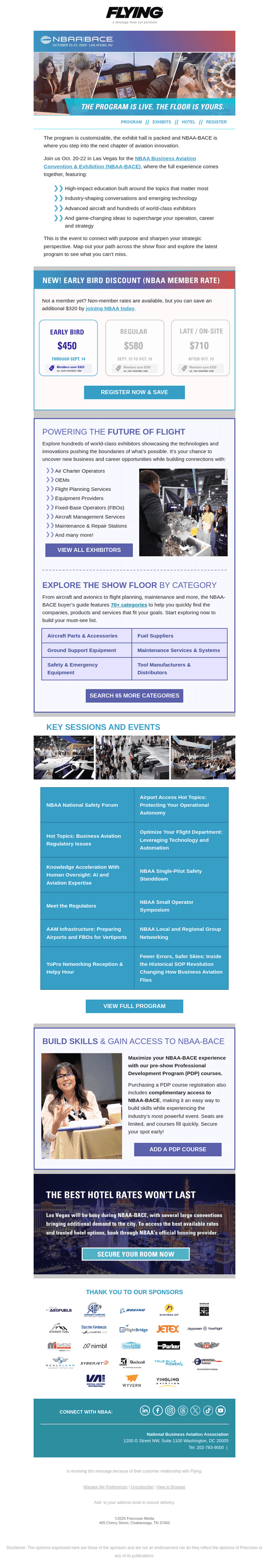 Why You Can’t Miss NBAA-BACE