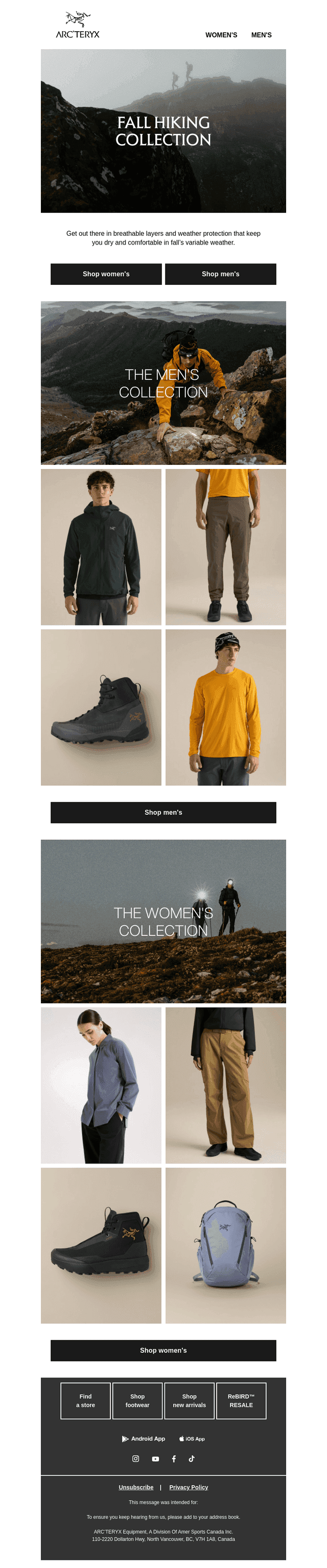 New hiking gear for fall