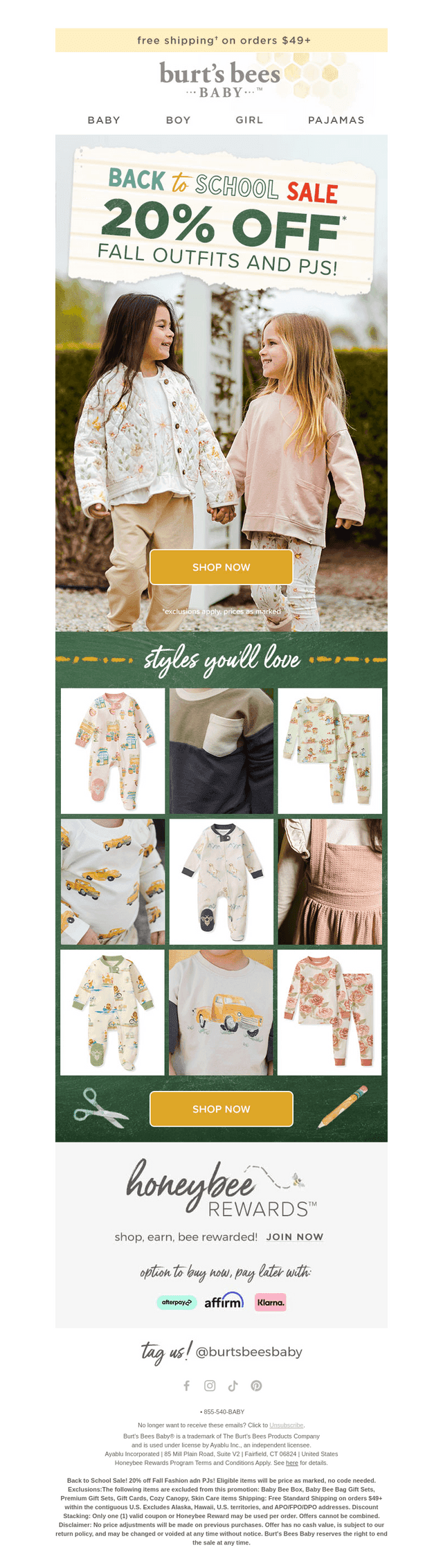 Burt's Bees Baby email from Tue, Aug 11, 2026