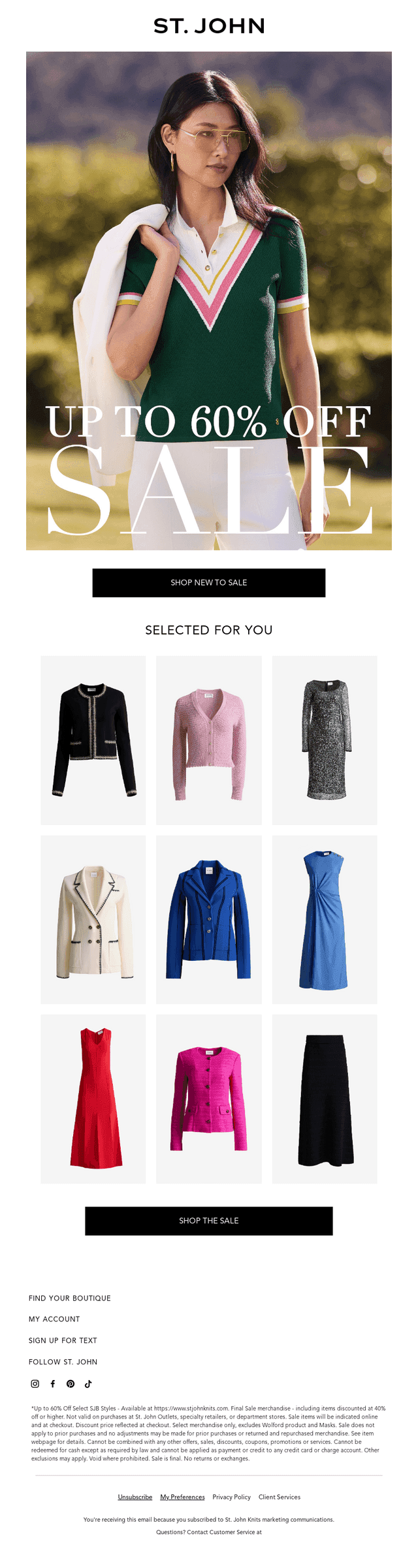 Your Sale Edit | Now 60% Off