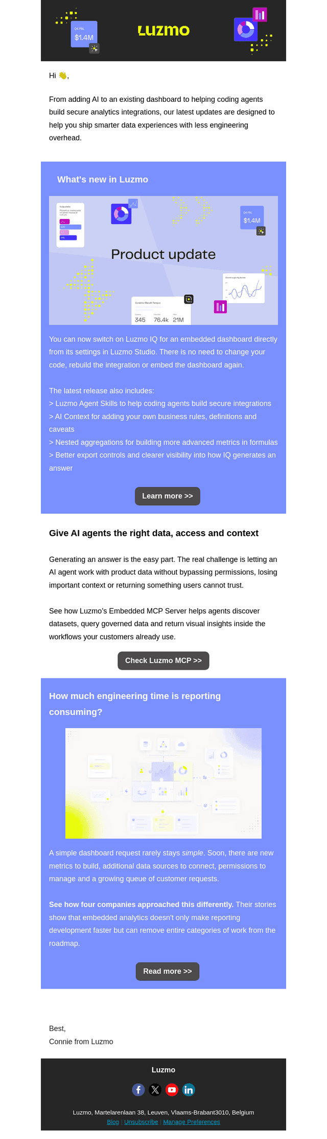 August at Luzmo: new ways to explore