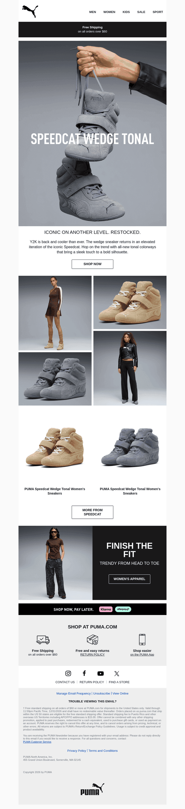 Restocked: Speedcat Wedge Tonal