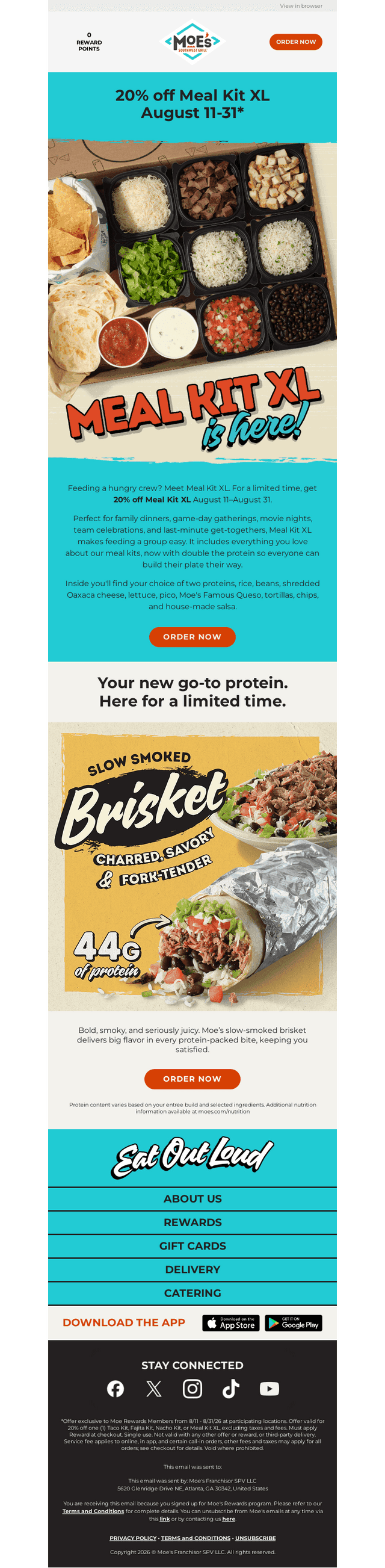 20% off Meal Kit XL