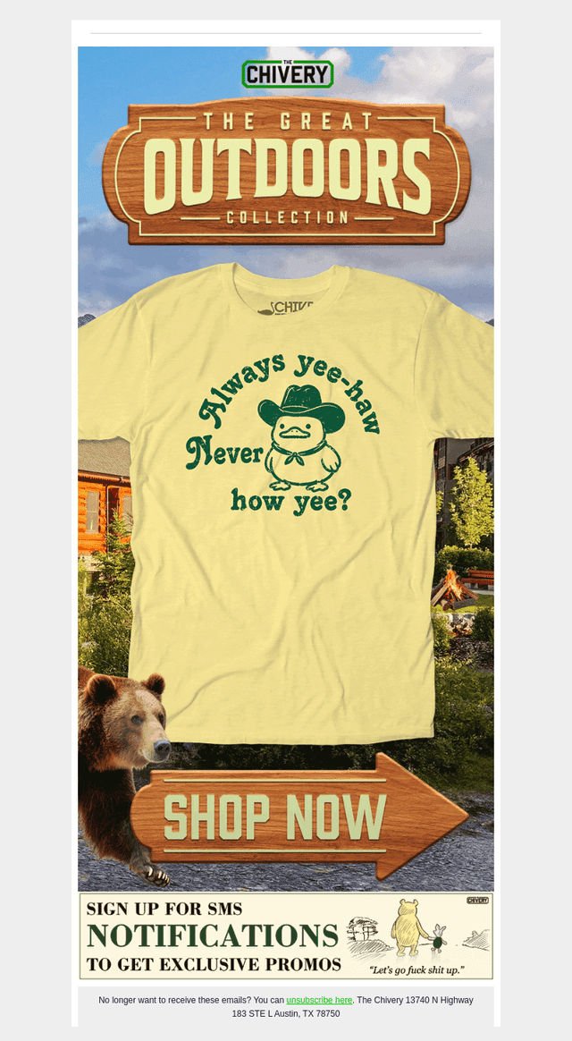 The Great Outdoors, Chivery Style