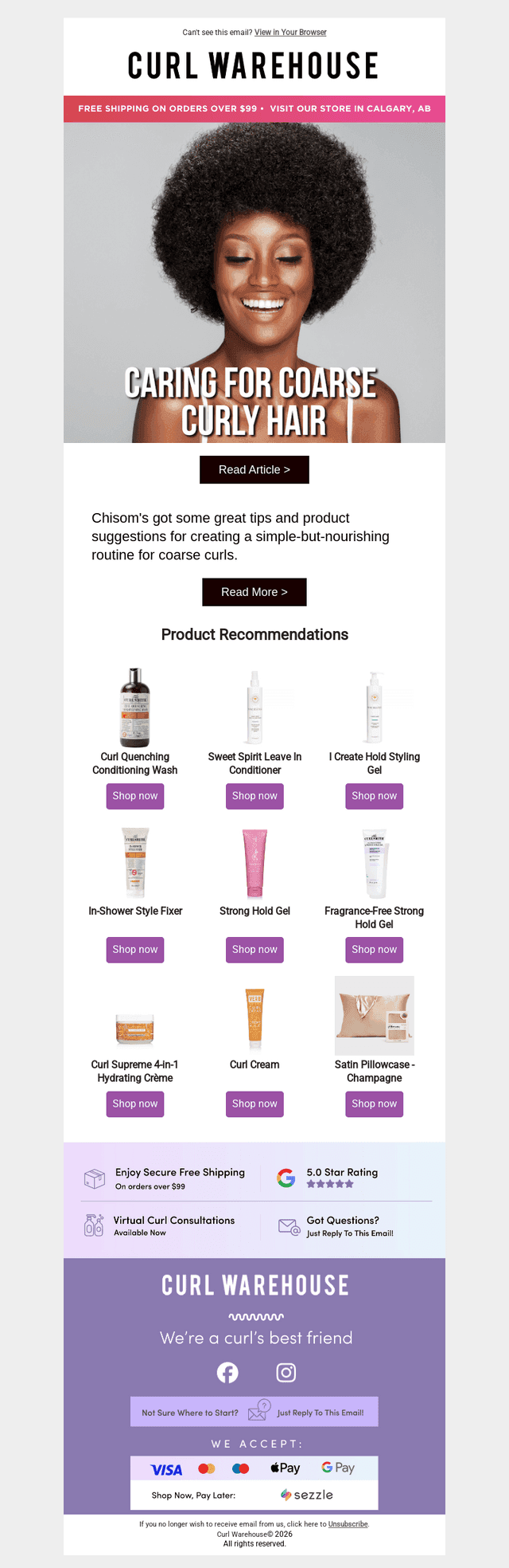 Essentials for Coarse Curly Hair
