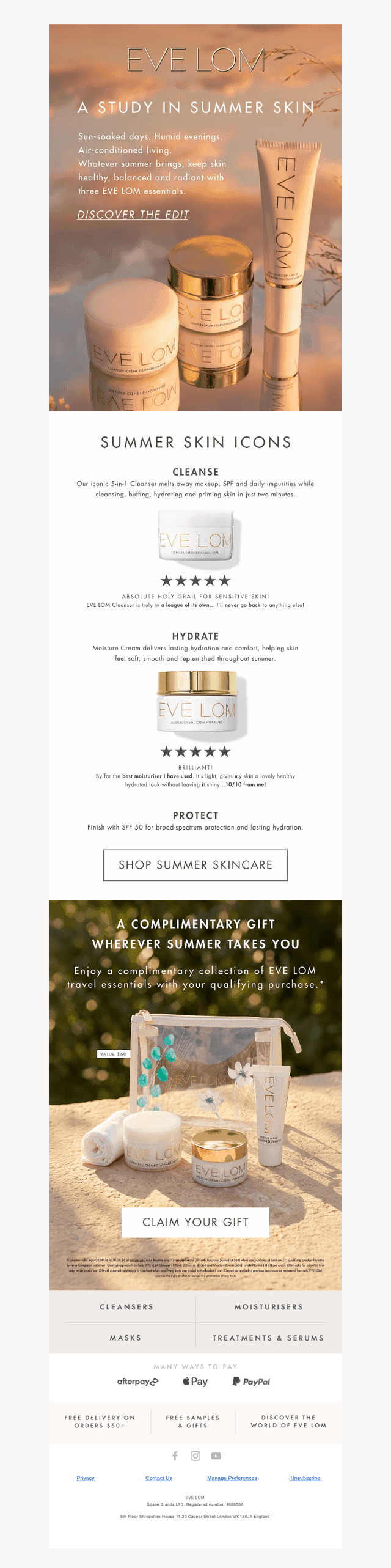 Healthy, radiant summer skin?☀️