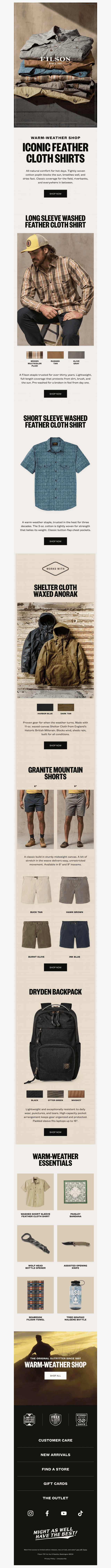 Feather Cloth Shirts, Backpacks & More