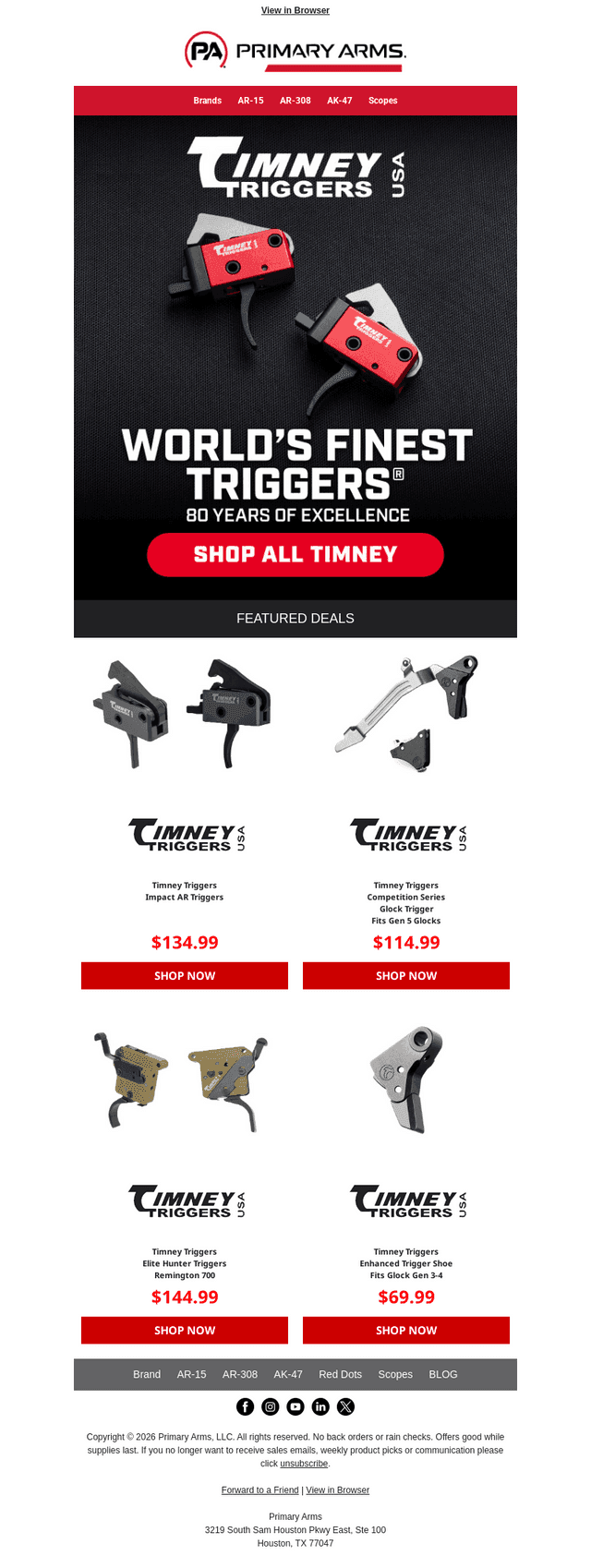 Timney The World's Finest Triggers
