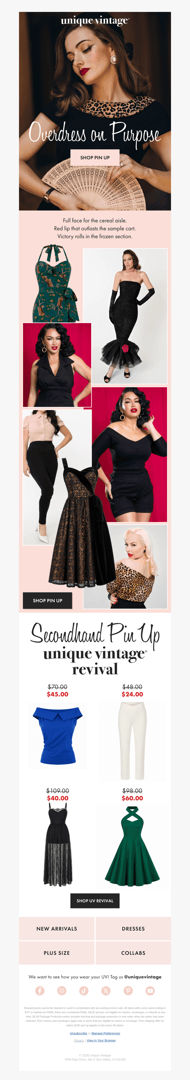 Overdress on Purpose.