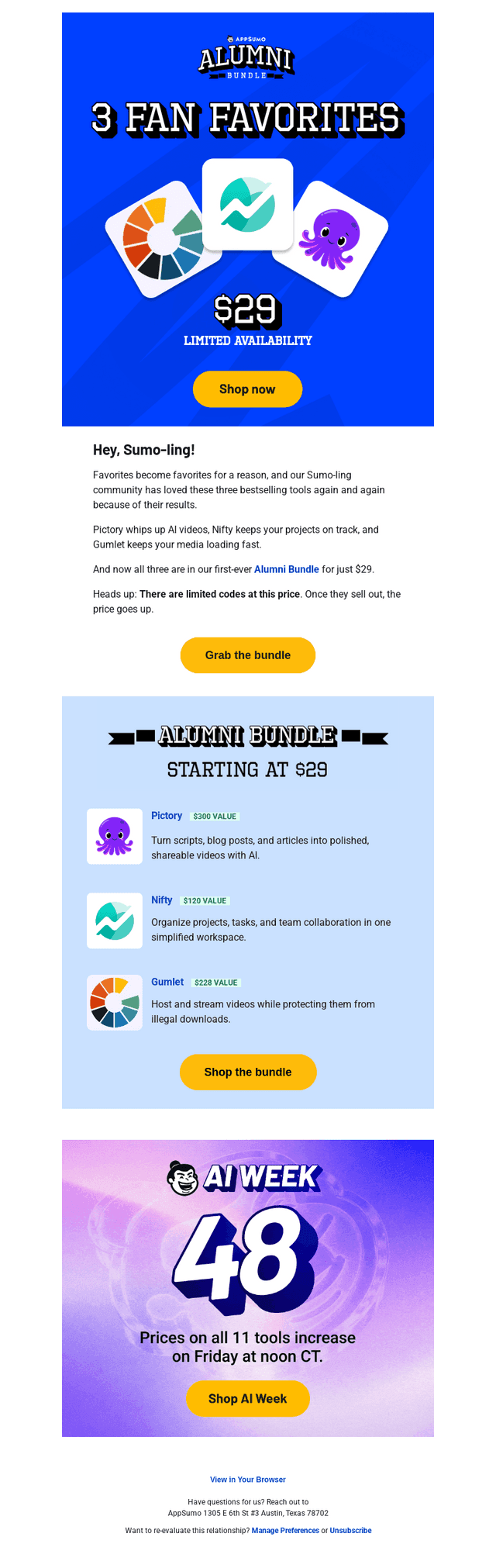 Meet the Alumni Bundle