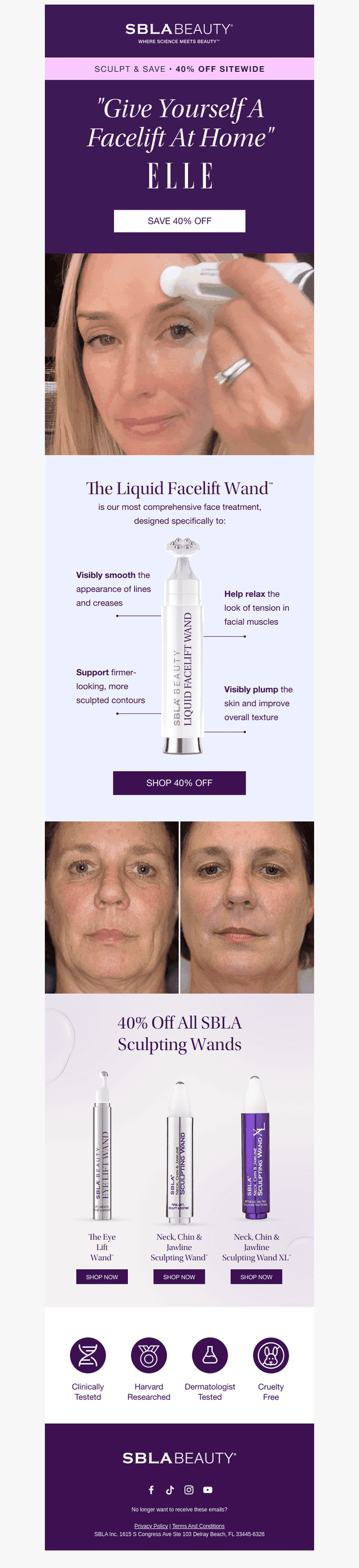 Get a facelift at home