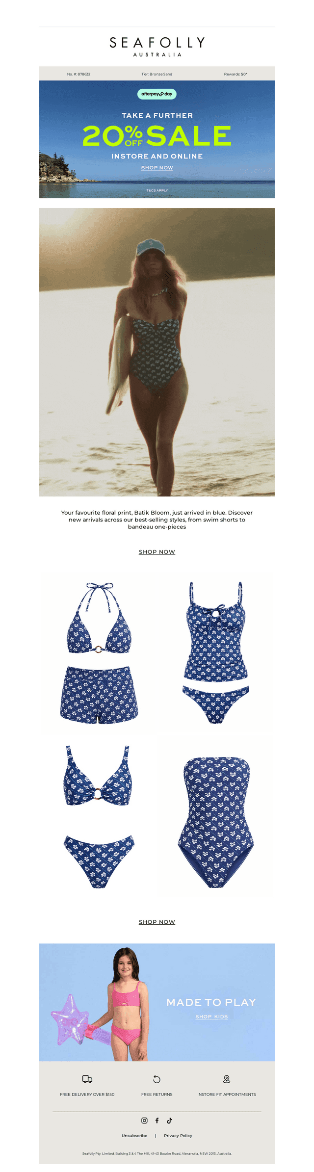 Batik Bloom Now In Blue