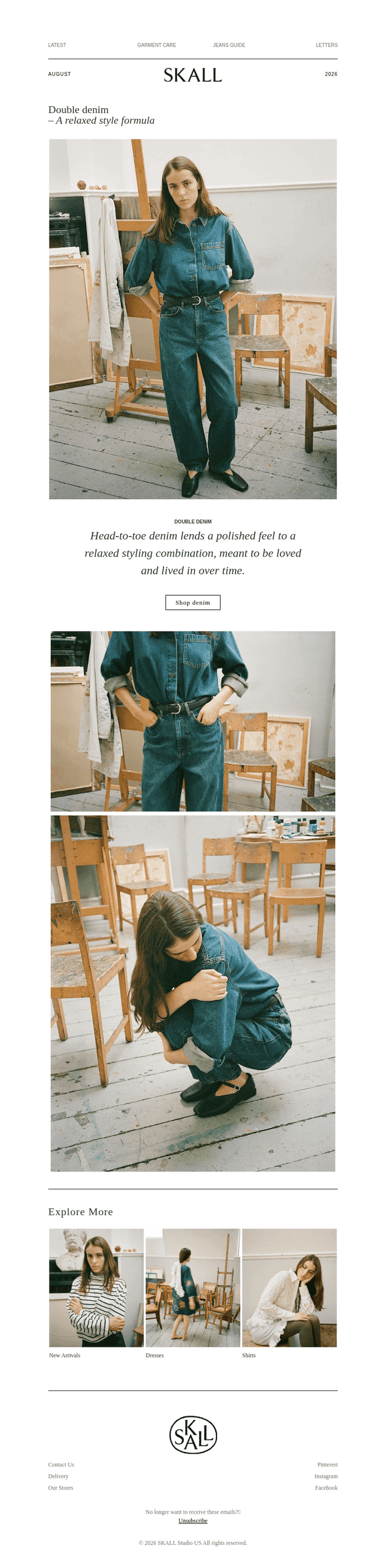 Double denim