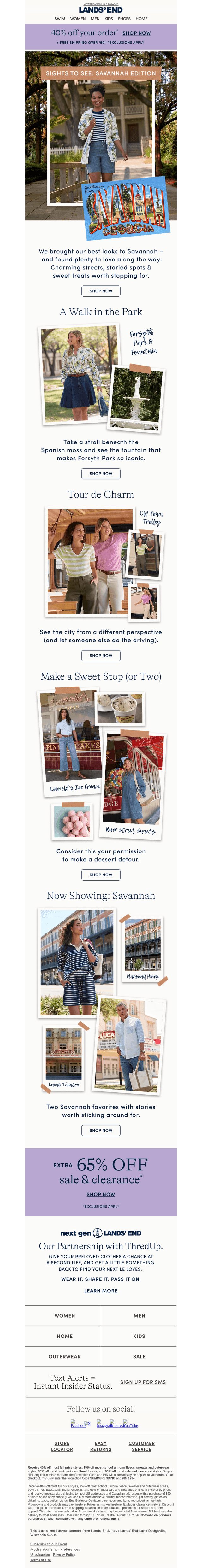 Lands' End email from Thu, Aug 13, 2026