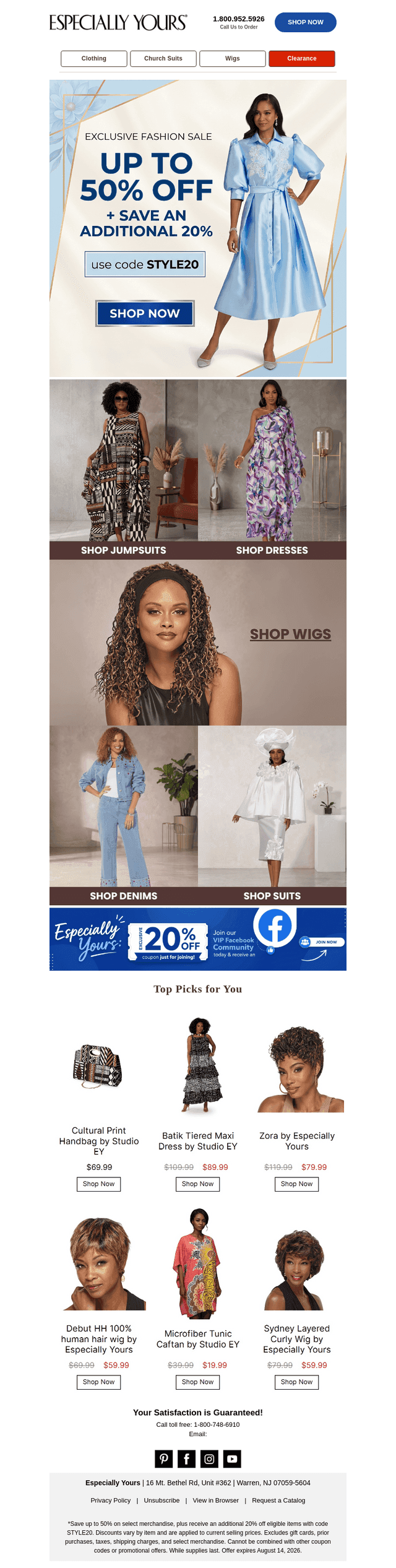 Ending Soon: Up to 50% Off + Extra 20%