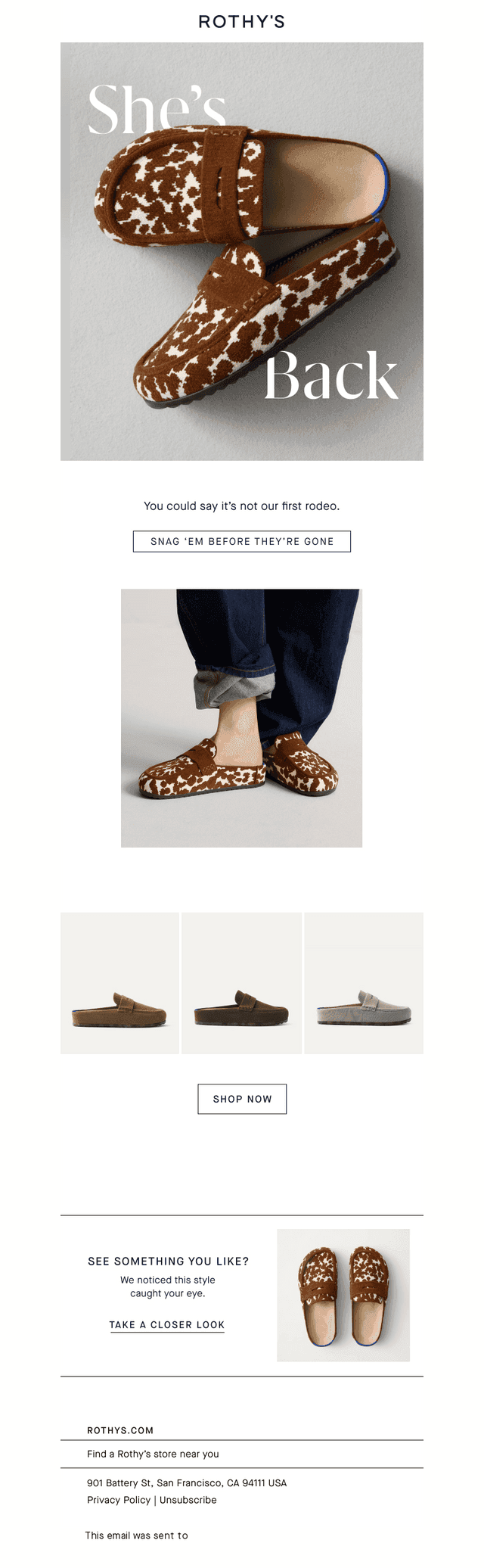 The Penny Clog is back.