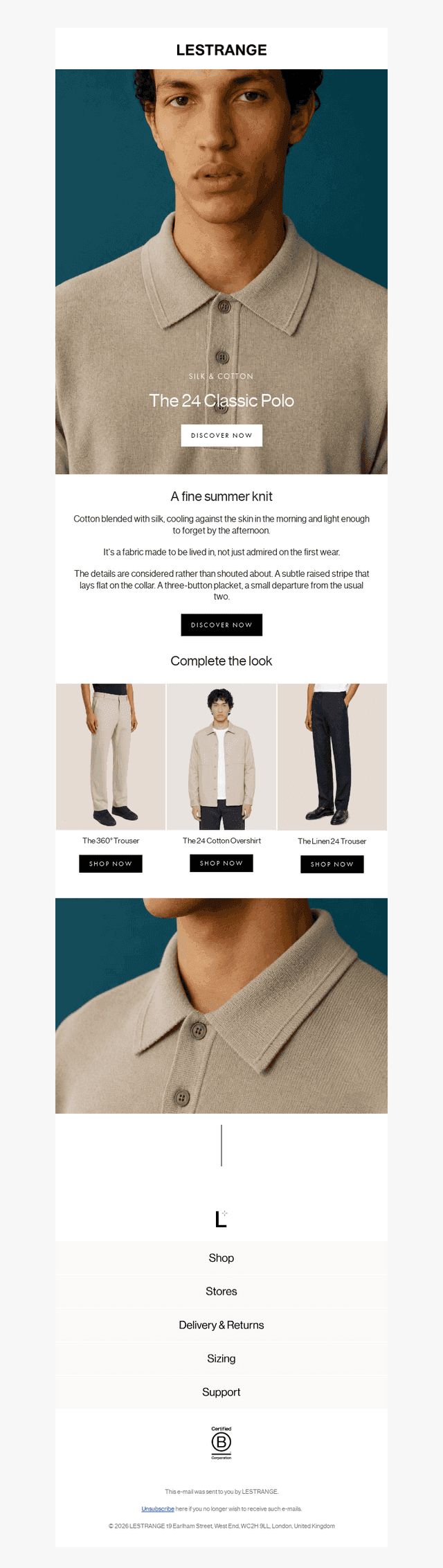 Silk knits for summer
