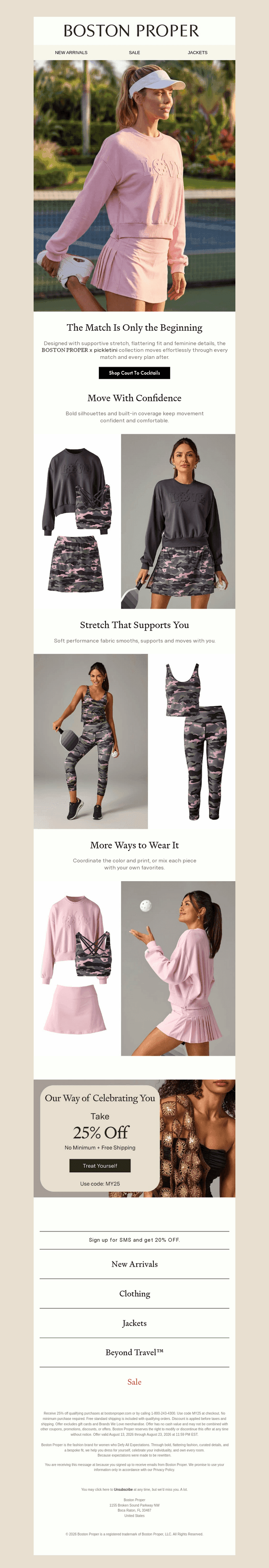 Sporty Chic, With More Range
