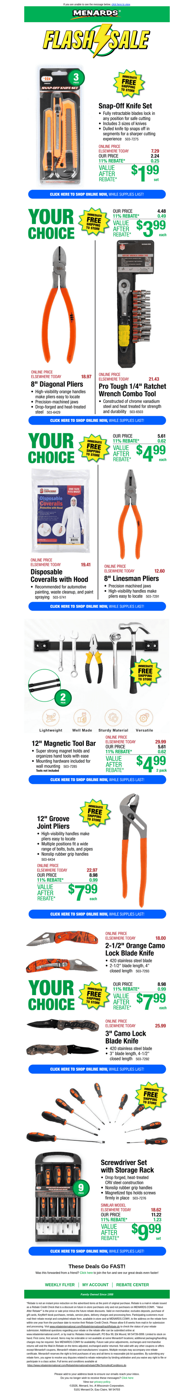 Magnetic Tool Bar 2-Pack ONLY $4.99 After Rebate*!