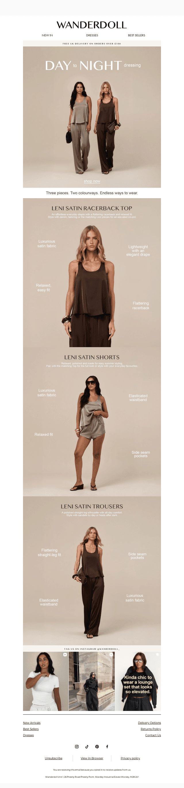 Day to night dressing