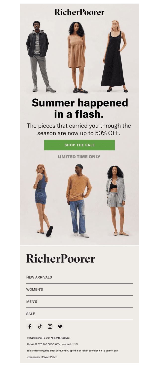 Early Access: 50% OFF select styles.