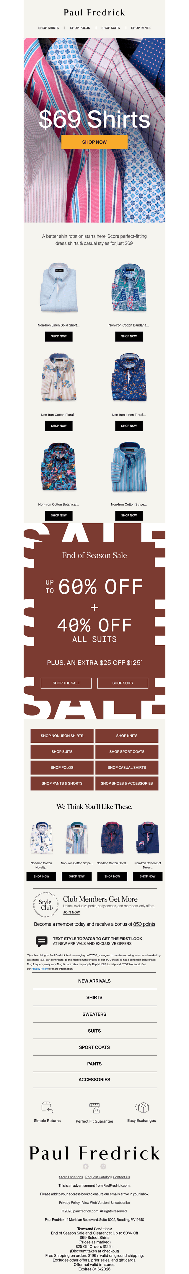 Score a perfect-fitting shirt for less.