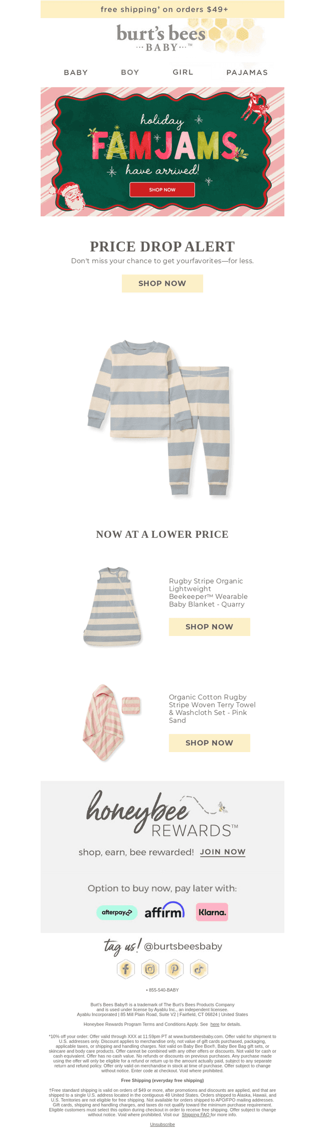Price Drop on Styles You Have Been Browsing!