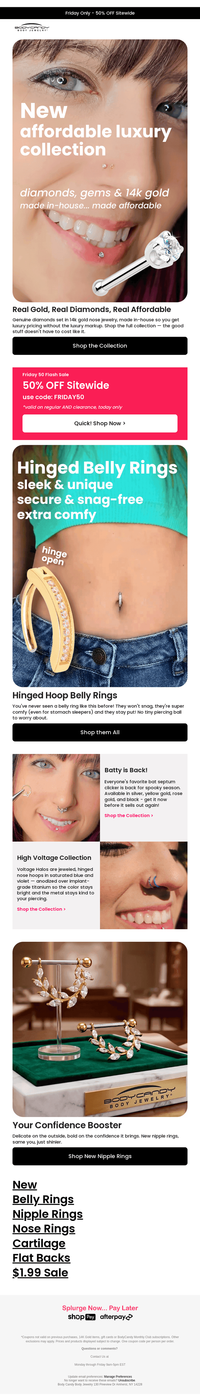 Friday flash: 50% off — in or out?