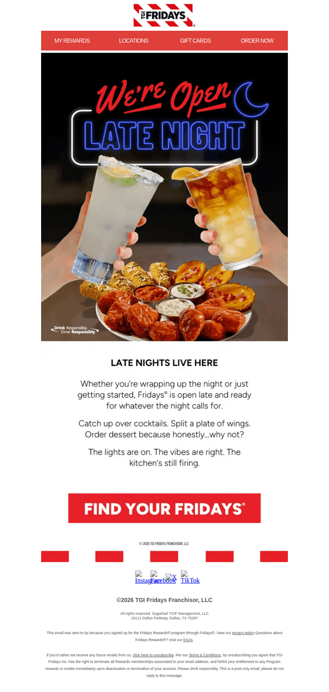 Yeah, We're Open Late 🌙