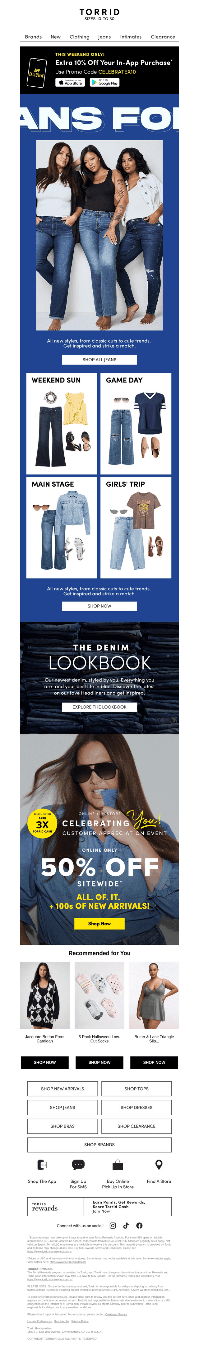 Find your denim match: outfits for every plan