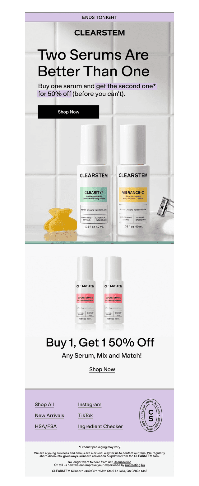 Two Serums Walk Into a Cart... ✨
