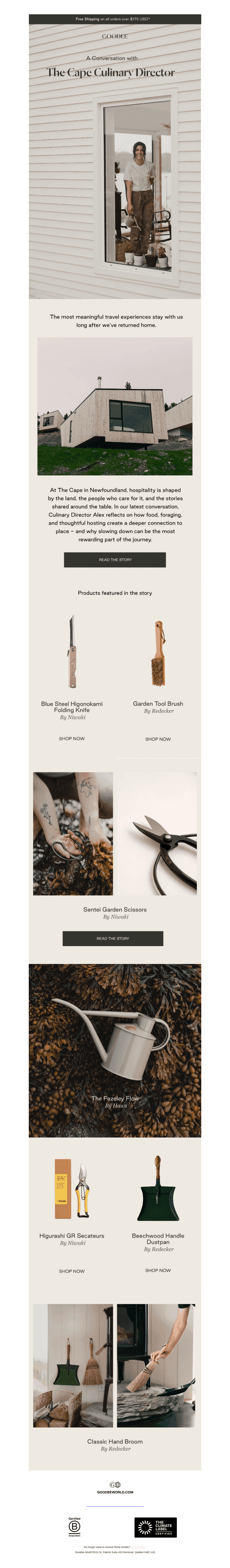 The Cape: From land to table