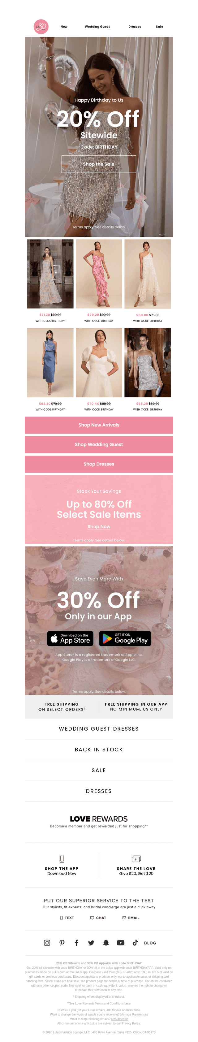 OUR BIRTHDAY SALEEEEEE 🥳🎉🎂​